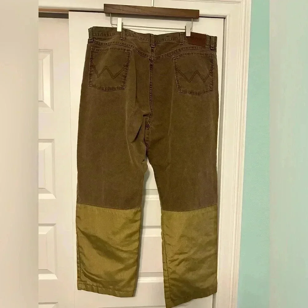 Vintage Wrangler ProGear Upland Jeans Brush Guard Mens Sz 42x30 Hunt Double Knee